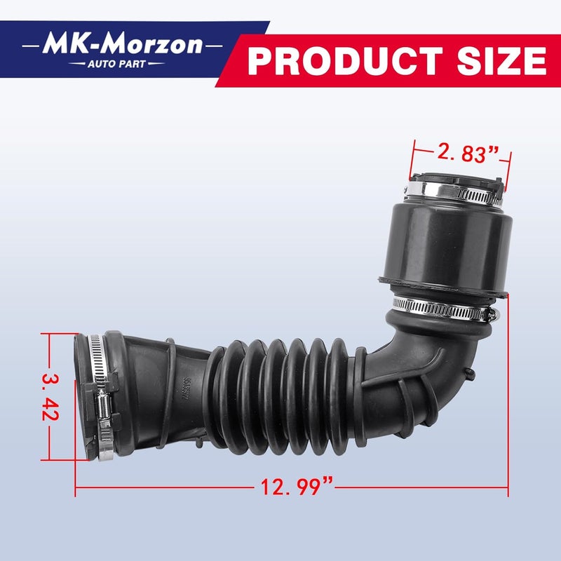 MK-Morzon Air Intake Hose Compatible with 2013-2021 Buick Encore 2015-2021 Chevy Trax Replaces# 95135922 Air Filter Hose - Image 4